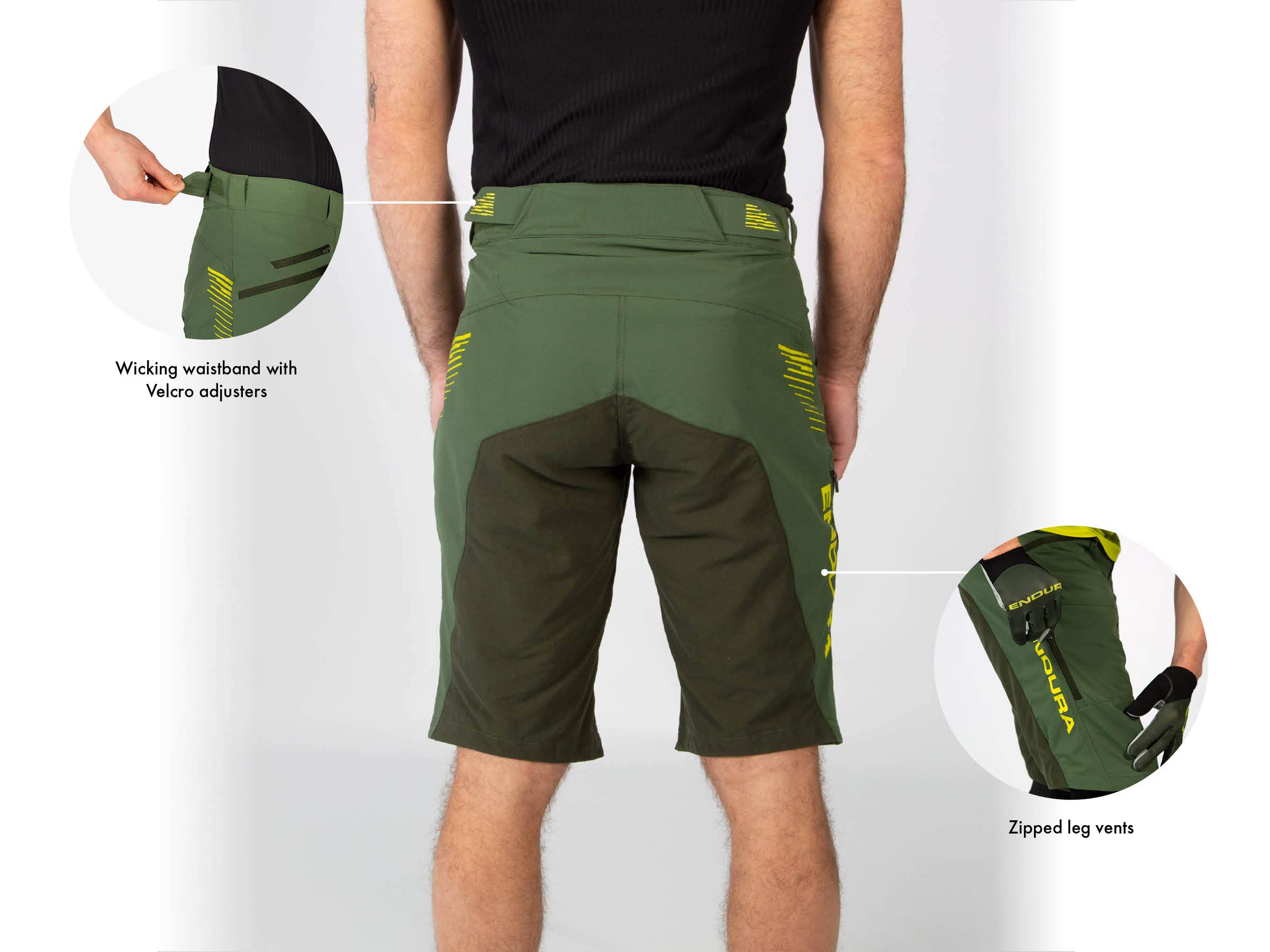 Endura Herren Radhose Singletrack Mountain Bike Baggy Cycling Short