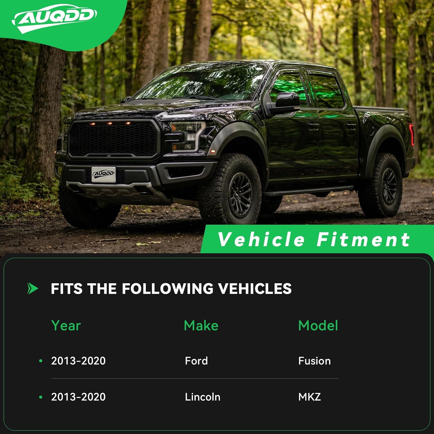 AUQDD 10Pc Front End Suspension Kit Fit For 2013-2020 Fo-rd Fusion/Li-ncoln MKZ, 2 Lower Control Arm w/Ball Joint 2 Sway Bar Link 4 Inner Outer Tie Rod End (# K623000 K750740 EV801122 ES801109)