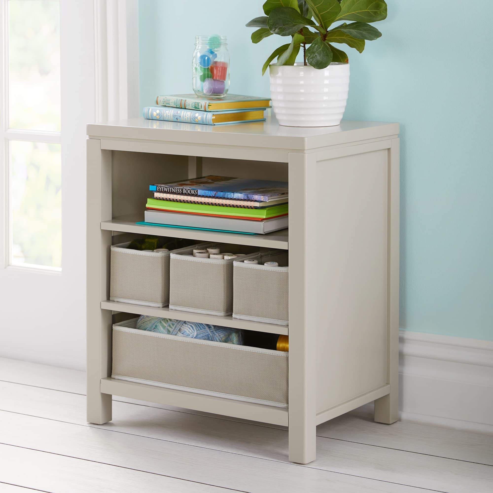 Amazon.com: Martha Stewart Crafting Kids' Open Storage - Gray