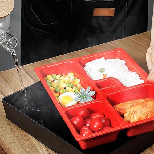 Miniatura 4 de Caja de almuerzo de estilo japonés Caja Bento de madera portátil Contenedor de alimentos Caja de almacenamiento Oficina Picnic