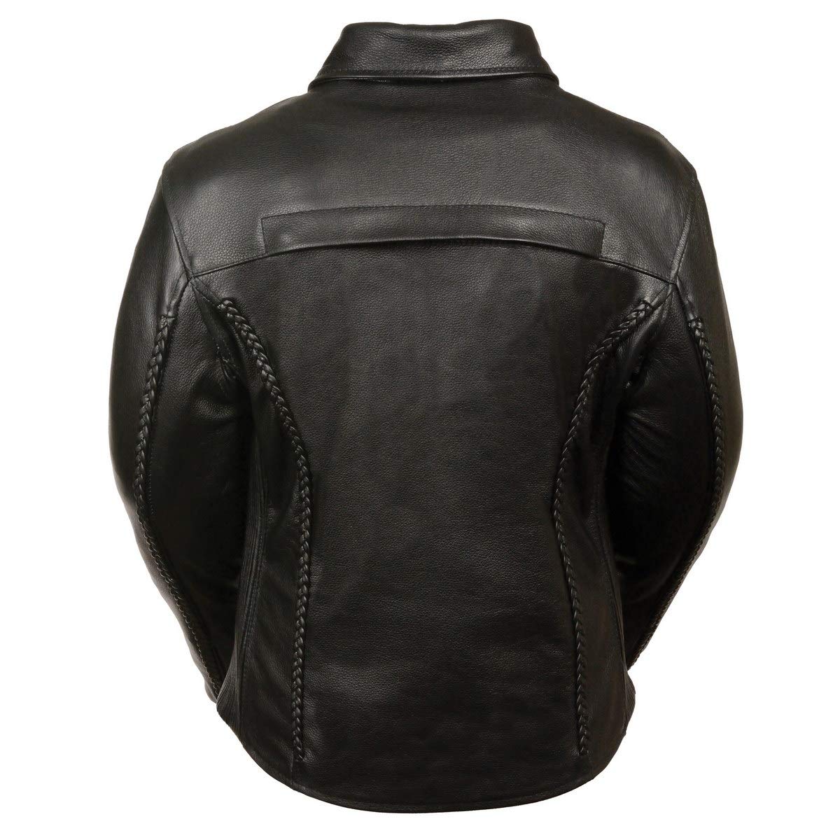 Leather King Women's Jacket (Black, XXX-Large)