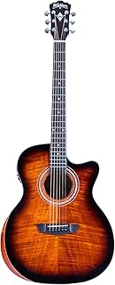 Washburn G12FCE Comfort Series Grand Auditorium Cutaway Acoustic Electric Guitar, Sunburst