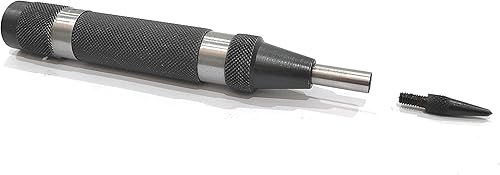 Miniatura 4 de Punzón central automático con punta de acero endurecido reemplazable (juego de ambos)