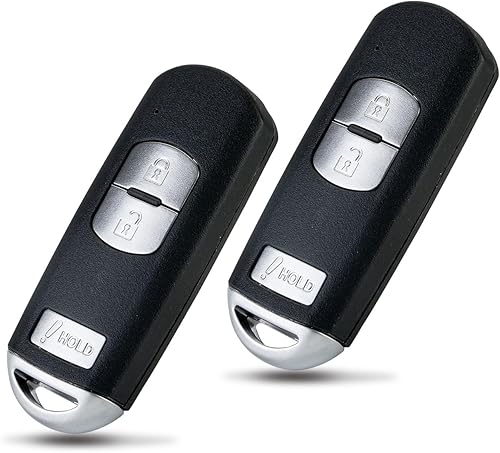 Miniatura 8 de Extra-Partss Reemplazo remoto del llavero del coche para Mazda WAZSKE13D01 se adapta a 2017 2018 CX-3 2013 2014 2015 2016 CX-5 (1)