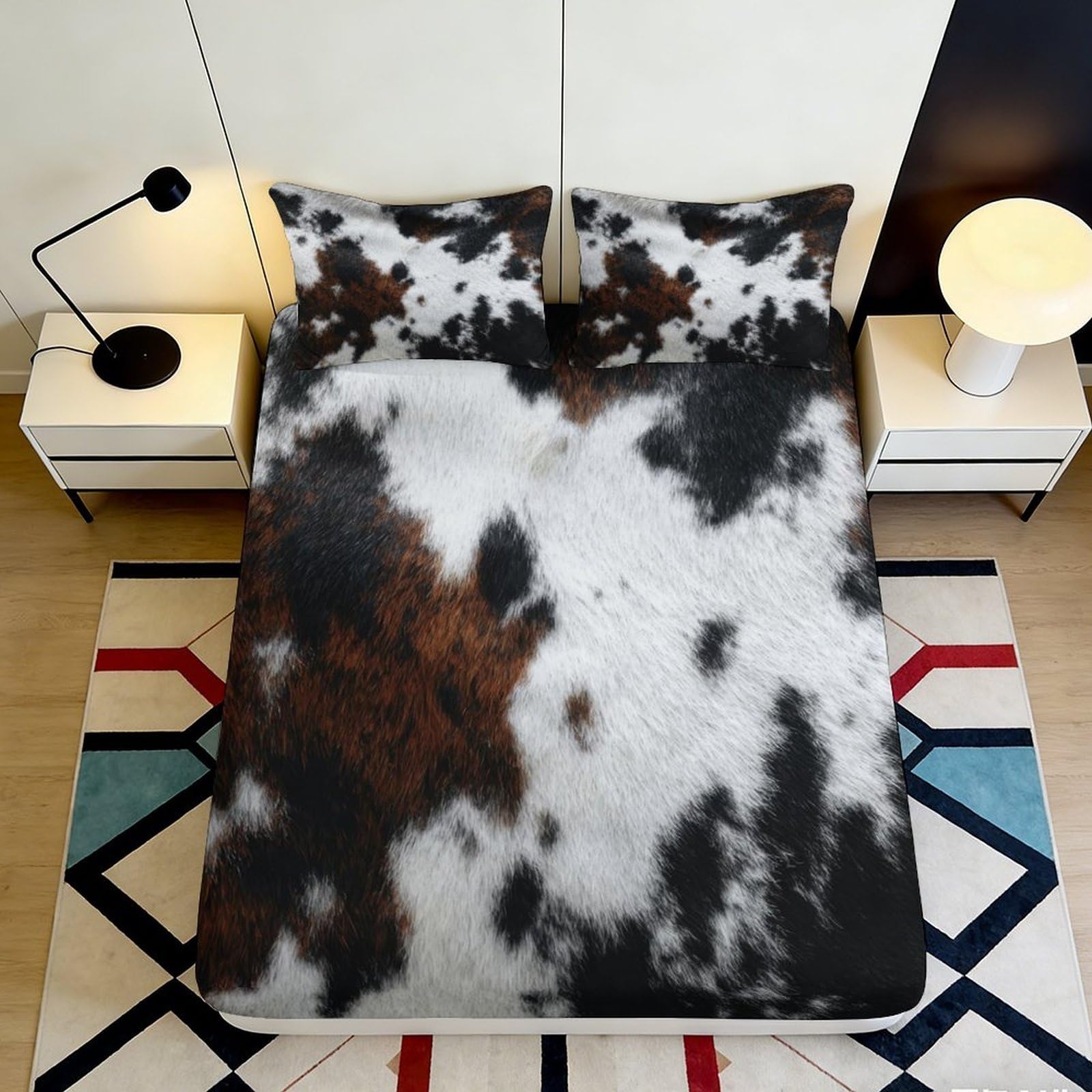 3D Printed Baroque Pattern Fitted Sheet Microfiber Non-Slip Deep Pocket Bedding Set Baroque Mattress Fitted Cover Wrap Protection 180x200x25cm