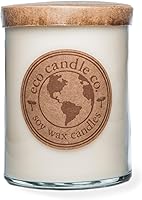 Vista 42 de ECO CANDLE CO. Vela reciclada, Pastel de Ron y Caramelo, 26 oz. - Aromas de Caramelo, Ron, Arce, Almendra, Pera y Vainilla - 100% Cera de Soya, Sin