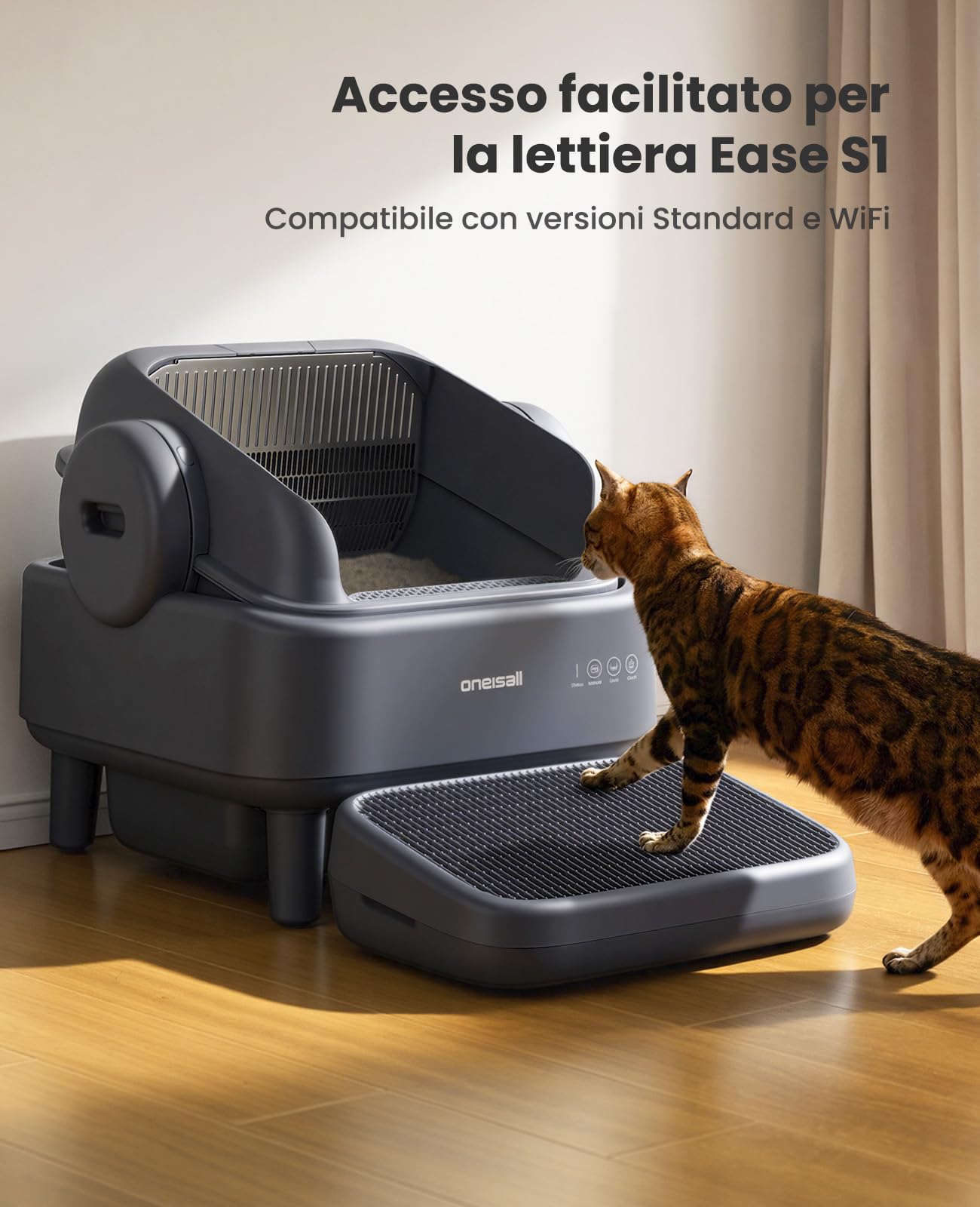 CB01 - Accessori per lettiera per gatti, rampa per lettiera, dispositivo di raccolta della lettiera per gatti, scatola con rampa