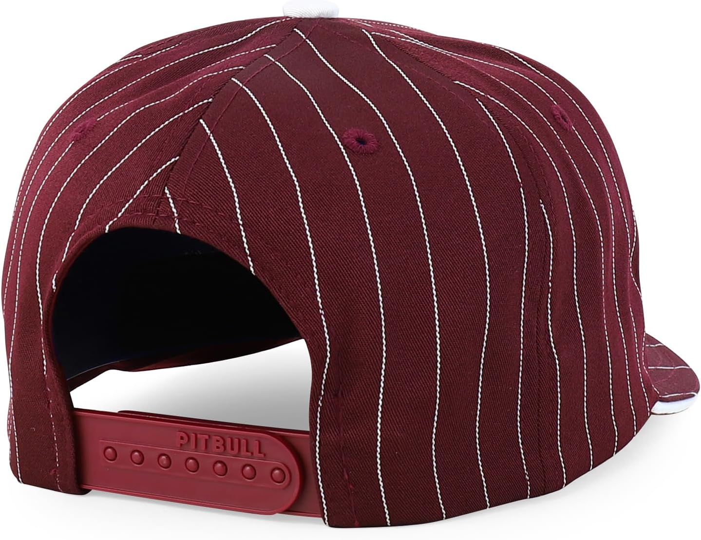 Trendy Apparel Shop 6 Panel Structured Pinstripe Snapback Baseball Cap