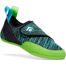 Black Diamond Kids Momentum Rock Climbing Shoes | Engineered Knit Upper | Durable 4.3mm Rubber Sole | for Gym & Outdoor Use | Envy Green | Size 11