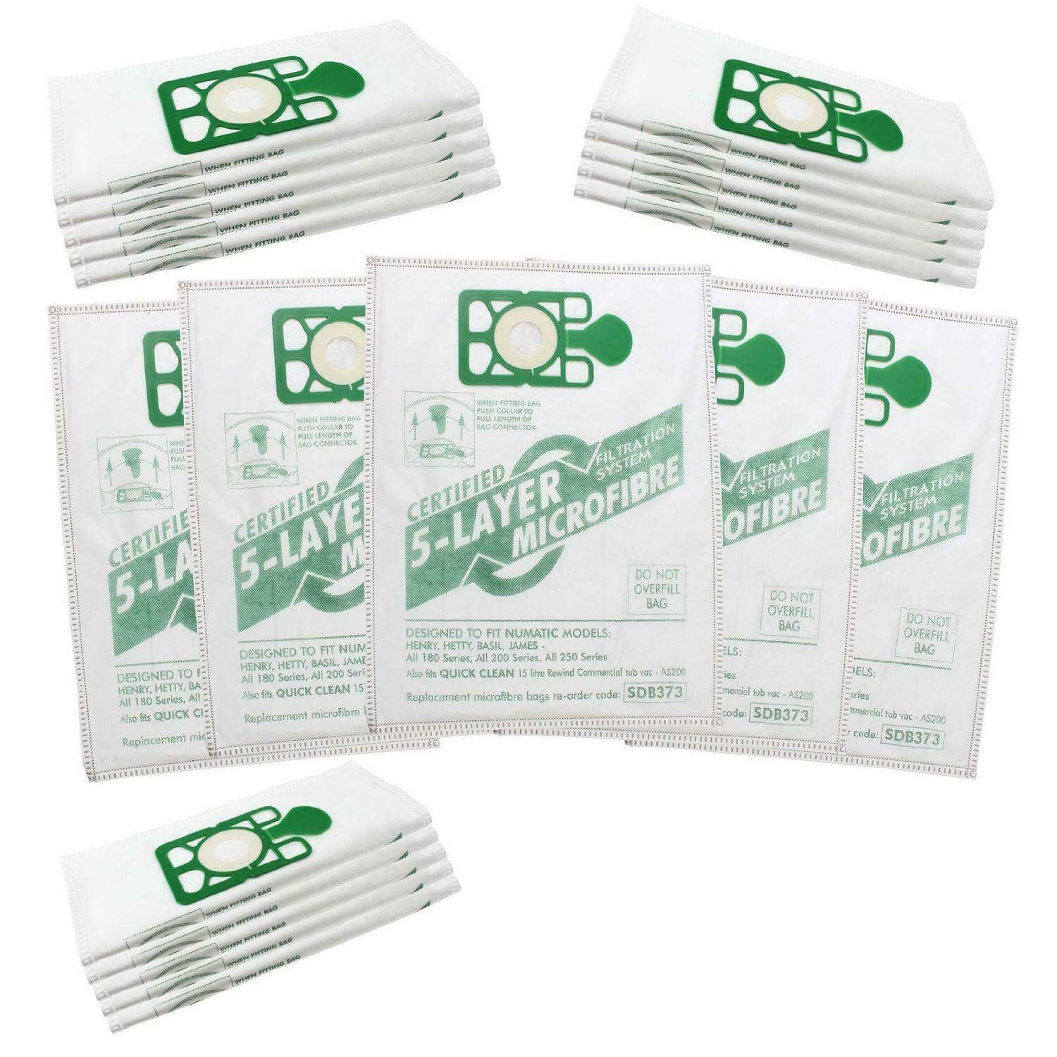 Bolsas De Papel De Repuesto De Doble Capa Para Aspiradora Numatic