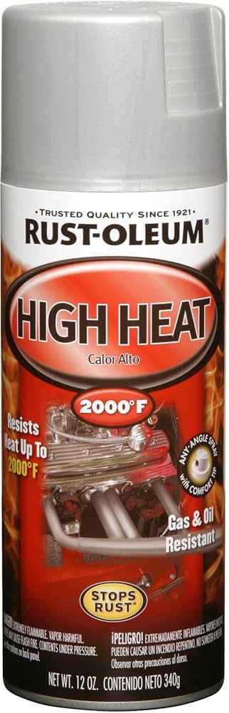 はたじるし Rust-Oleum 248904 Automotive High Heat Spray Paint, Flat