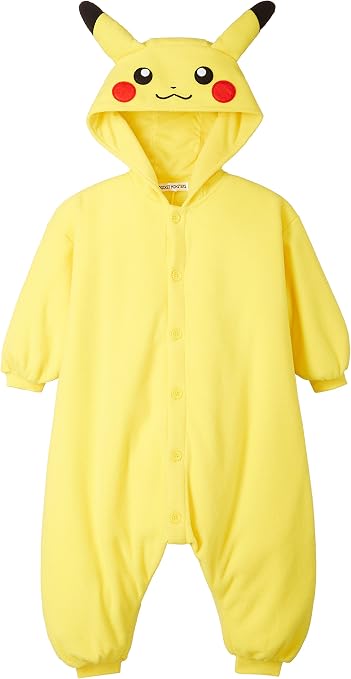 Amazon Co Jp サザック フリース着ぐるみ ピカチュー 110cm Tmy 023f 服 ファッション小物
