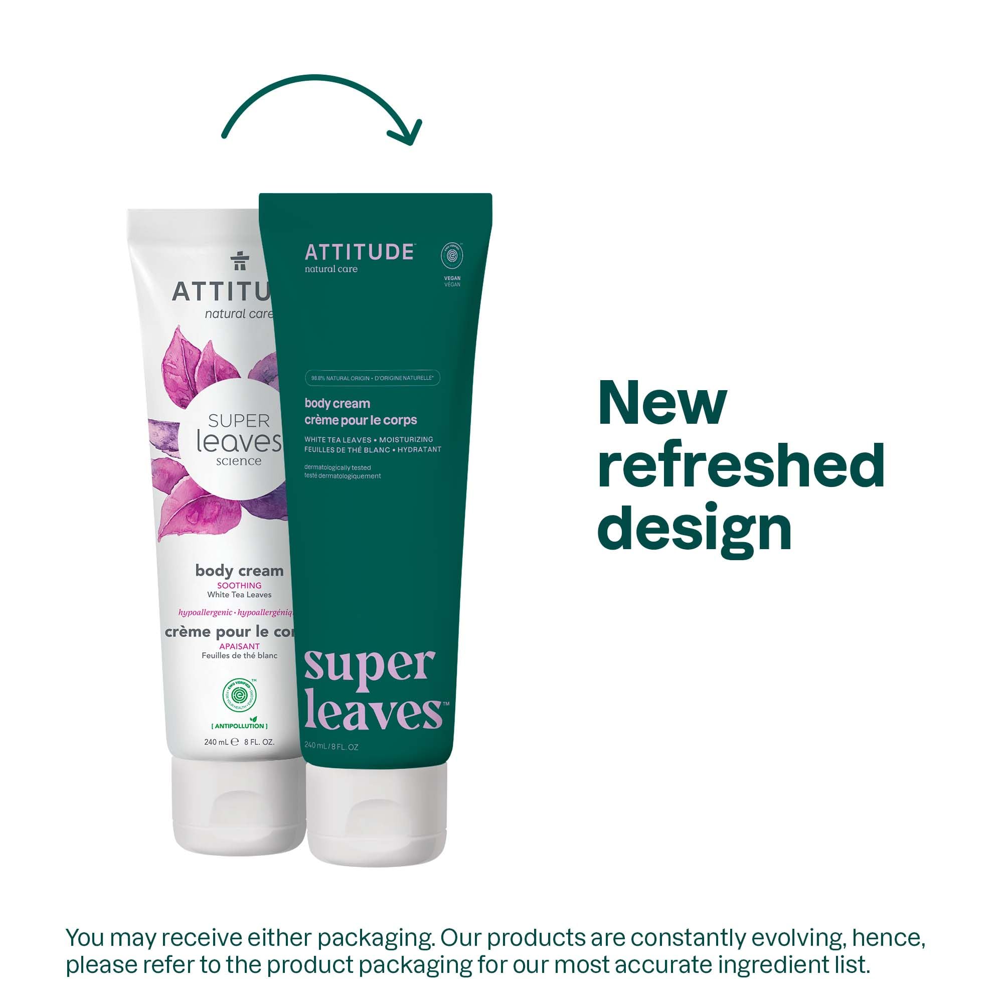 ATTITUDE Body Cream, EWG Verified Moisturizer, Vegan Moisturizing Products for Dry Skin Dermatologically Tested - Image 2