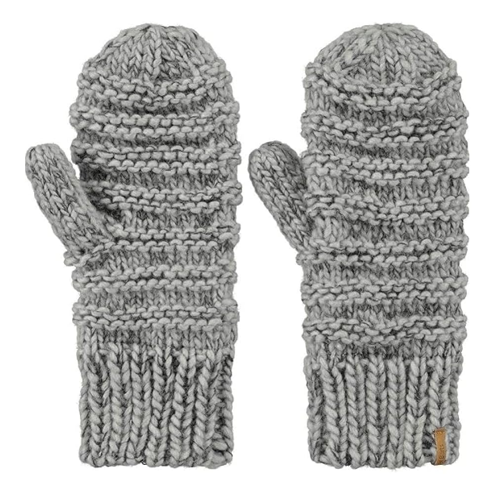 Barts Jasmin Mittens Women - women´s gloves knit wool with lining, lining Winter Autumn-Winter - One Size light grey