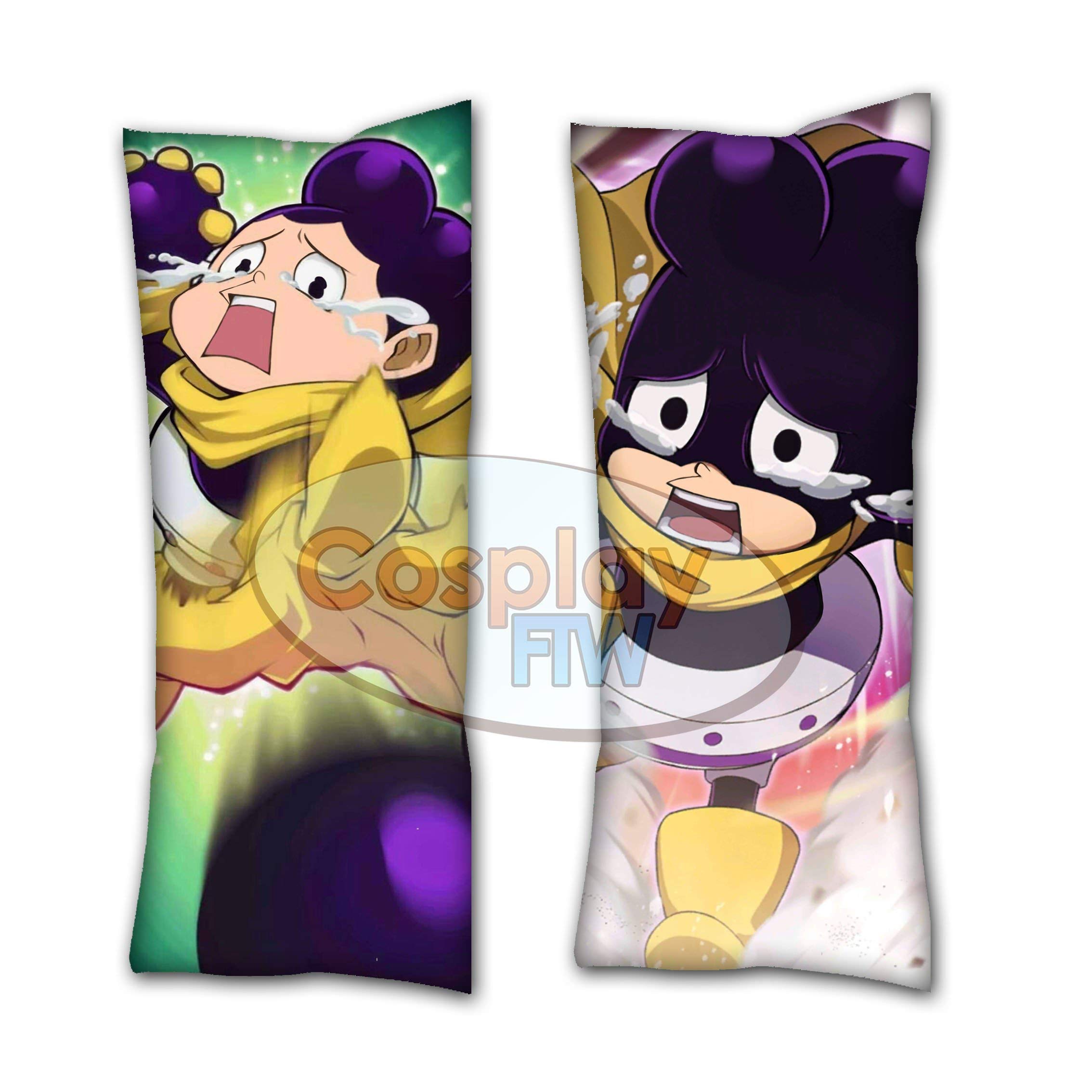 Cosplay-FTW Anime My Hero Academia Mineta Minoru Body Pillow Peach Skin Cotton Polyester Blend 40cm x 100cm (Set of 1, CASE ONLY)