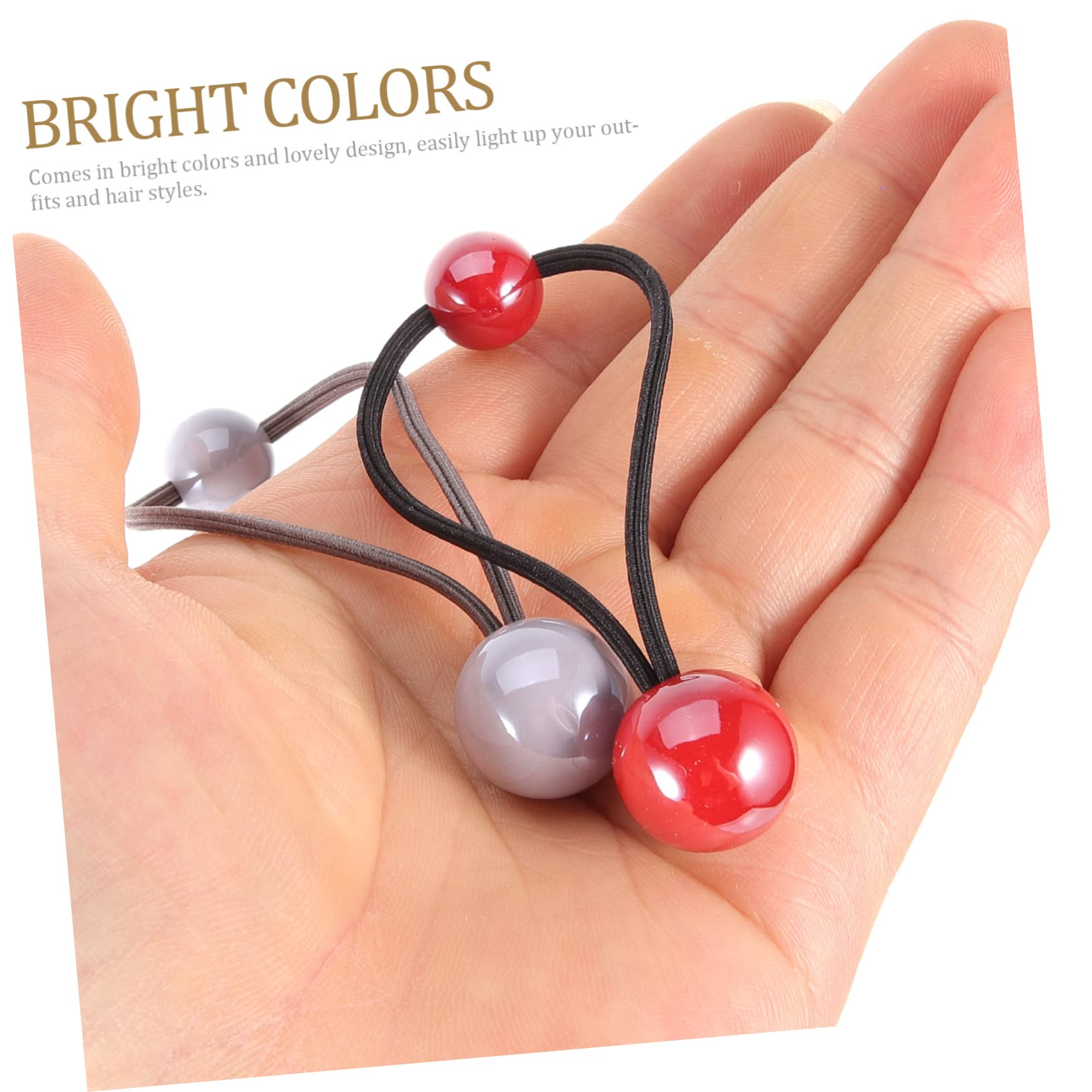 Healeved 84piezas Gomas Para Cabello Bolitas Dobles Accesorios Elásticos Coloridos Para Niñas Para Peinados y Uso Diario
