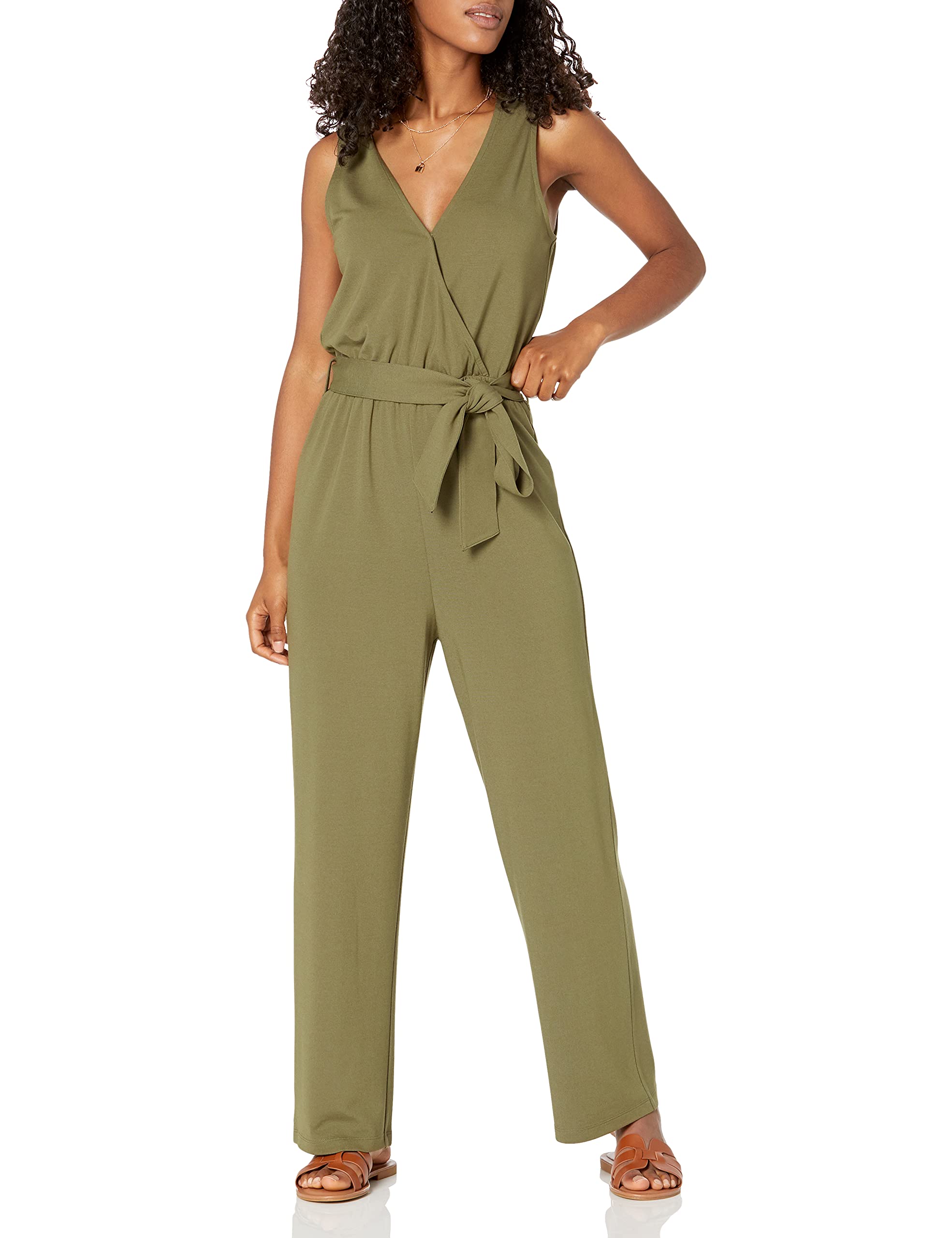 The DropWomen's @caralynmirand Sleeveless Wrap Jumpsuit