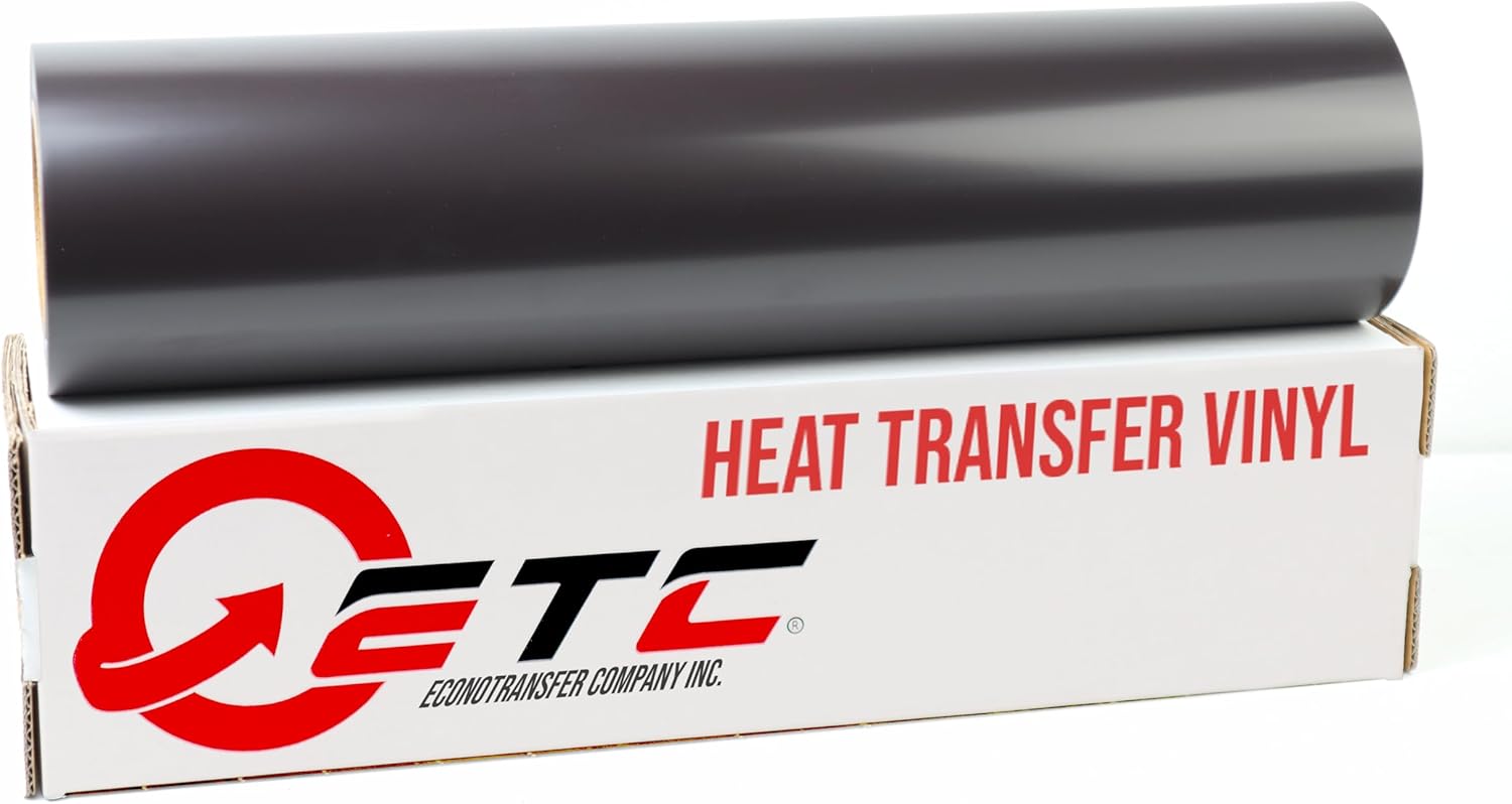 Puff Heat Transfer Vinyl- 20 inch Wide HTV Vinyl for Heat Press Iron on Vinyl for DIY T-Shirts Fabrics - EconoPuff Heat Transfer Vinyl (5 Yards, Mocha)