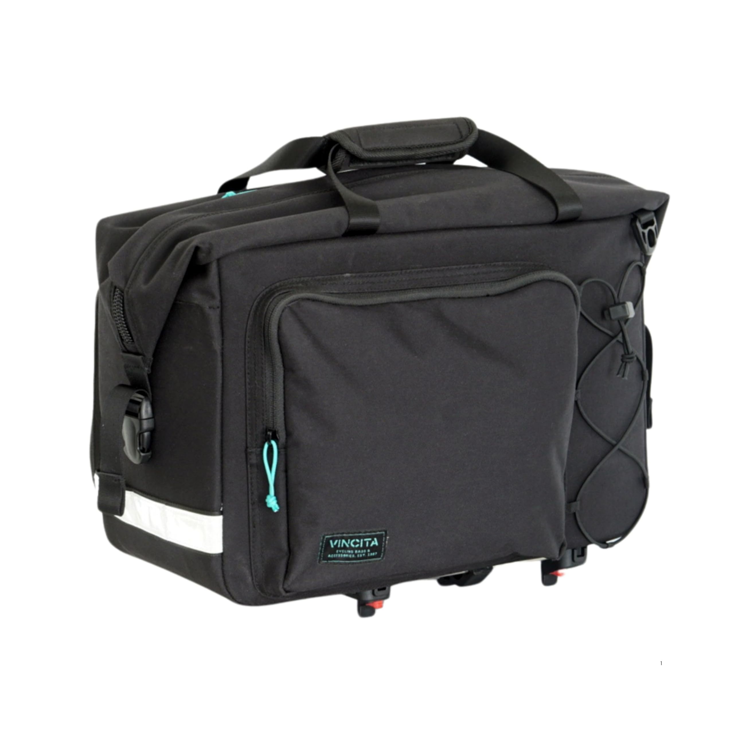 BROMPTON - Vincita  nash rack bag  black  Brompton用 Amazon.com: Vincita Nash Pro Bag – Premium Rack Bag for
