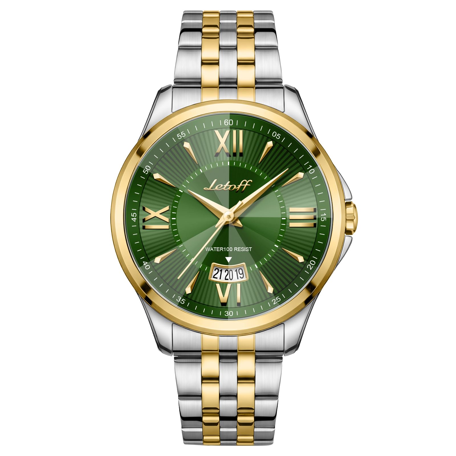Women's Watch with Colorful Roman Numerals, Interchangeable Metal Strap (No Tools Needed), Water Resistant 100ft-image-24