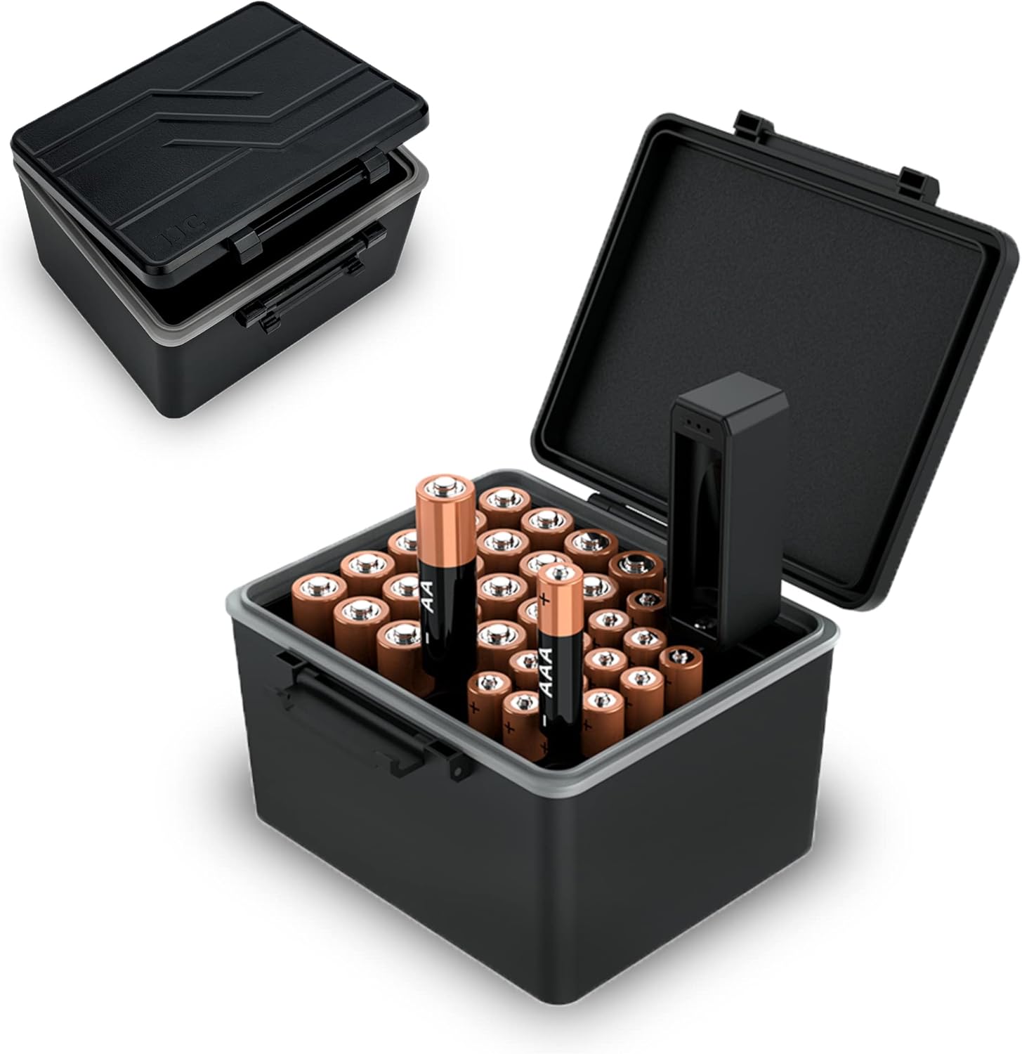 JJC AA AAA Battery Case Holder for 20 Double A Battery and