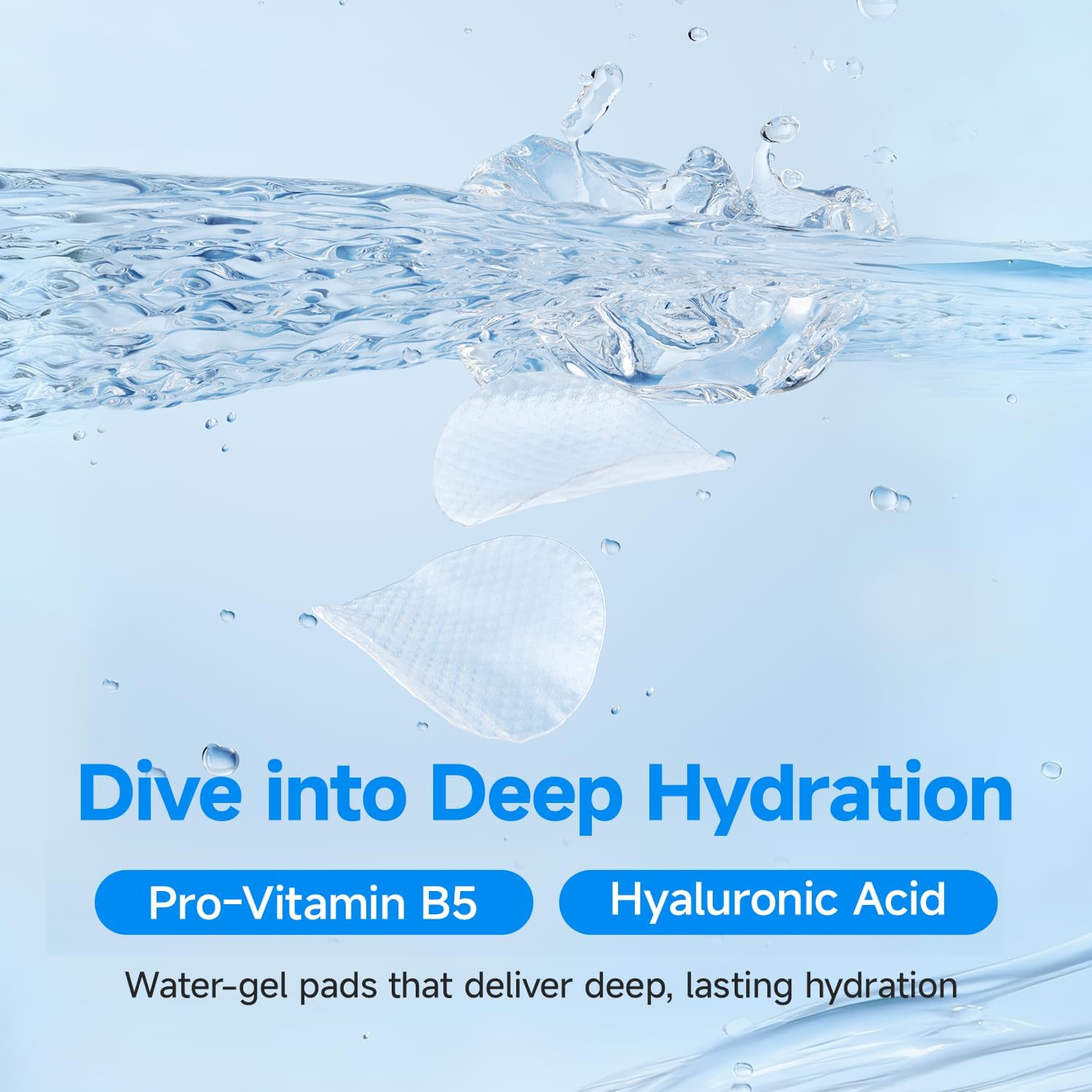 Hi!papa Cooling Gel Toner Pads - Hydrating Hydrogel Face Pads with Centella, Hyaluronic Acid, Ceramide - Soothing Daily Skincare for Sensitive Skin & Teens (90 Pads) - Image 4