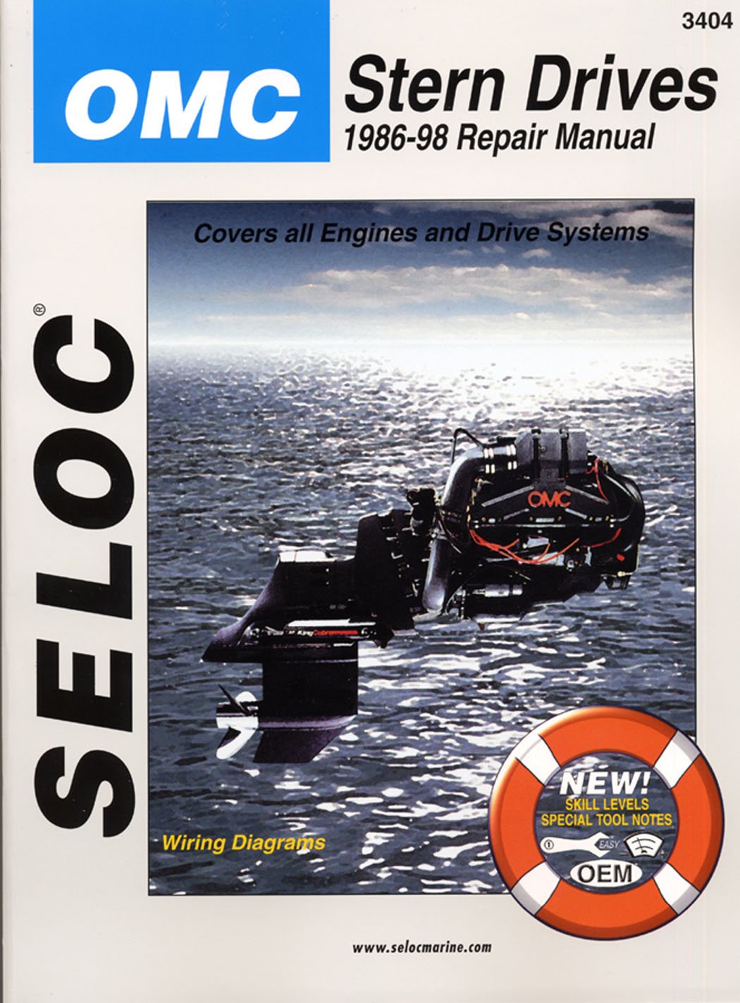 Sierra18-03404 Seloc Repair Manual for OMC Cobra Stern Drive (1986-1998)