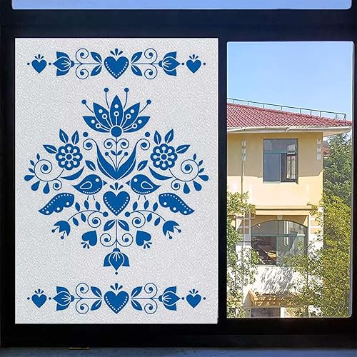 Miniatura 3 de Película de vidrio para ventana, película de privacidad para ventana, película de vinilo de adsorción electrostática, adecuada para oficinas,