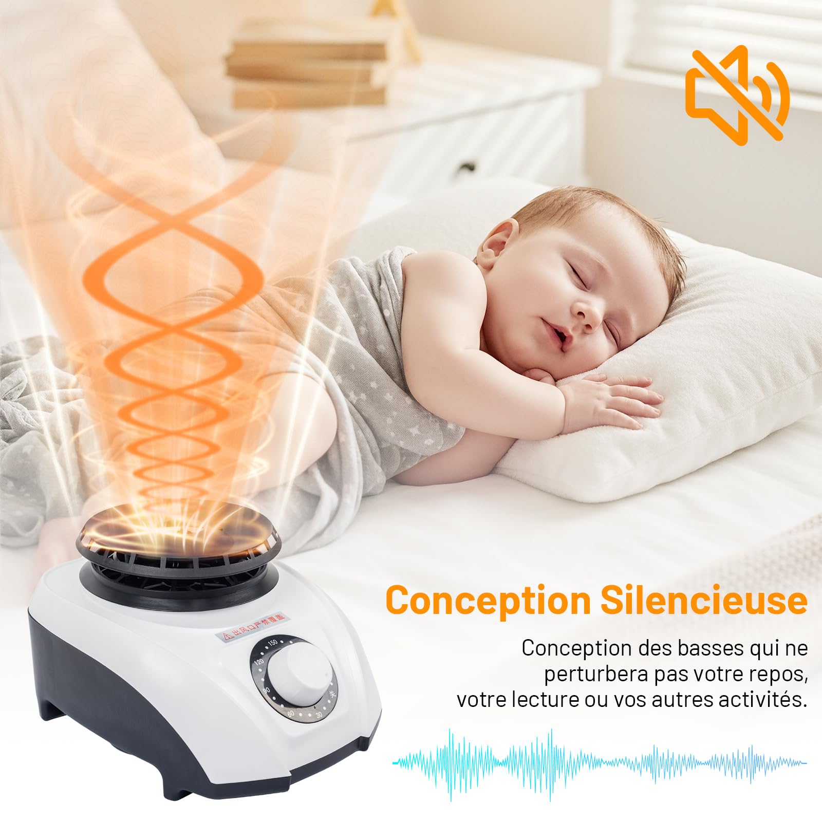 F Fityle Sèche-Linge Portable avec Fonction de Minuterie 900 W, Appareil de Séchage Électrique Compact et Silencieux, Séchoir Électrique Miniature Léger pour Appartement et Maison