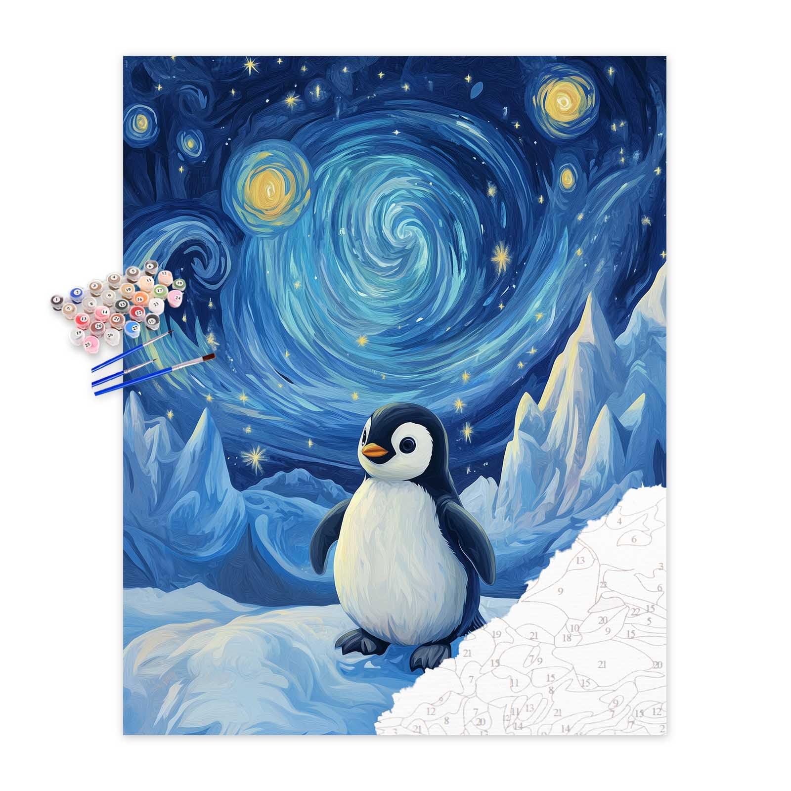 Amazon.com: zouewit Penguin Paint by Number, Penguins Paint by