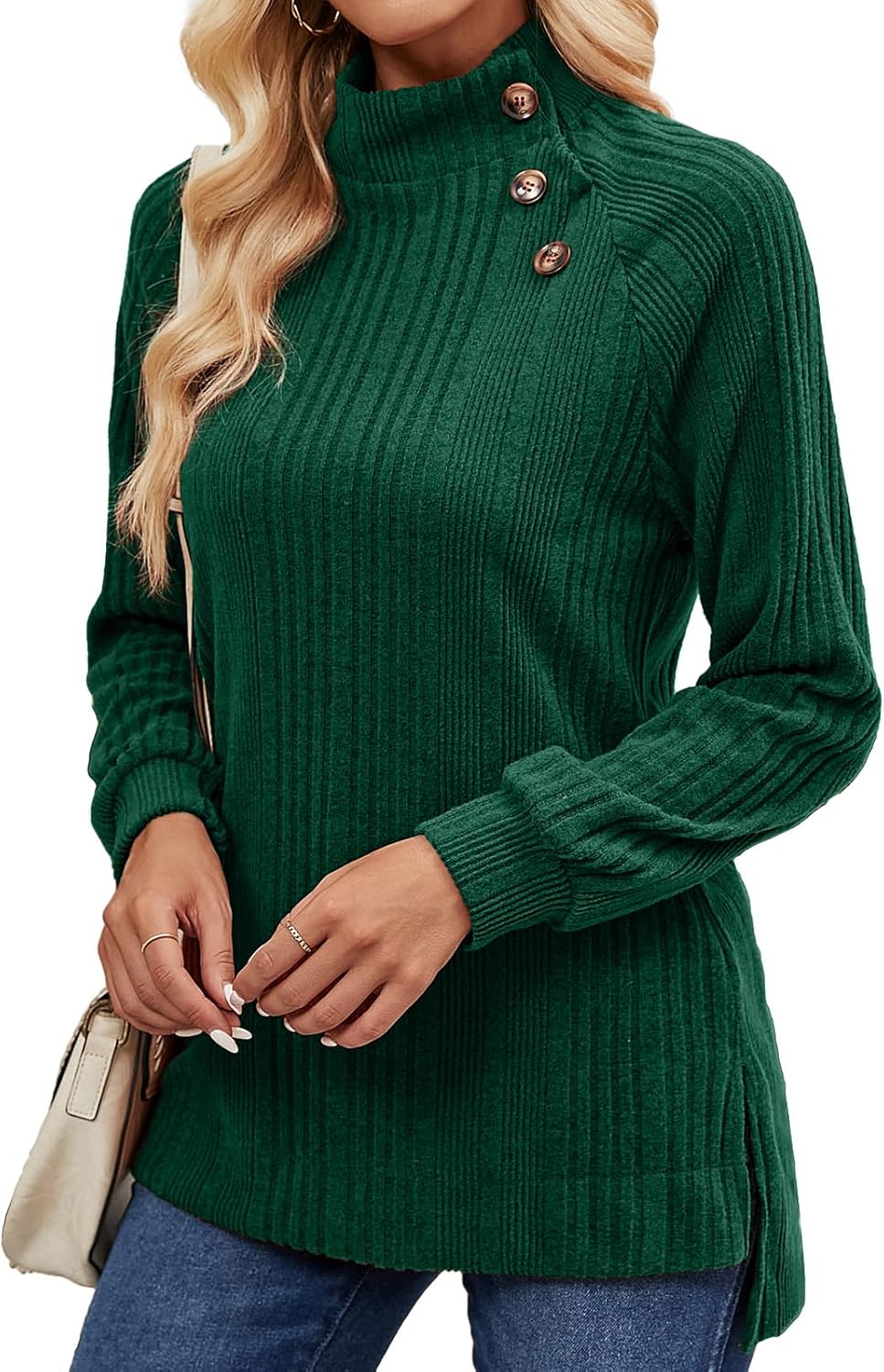 LURANEE Womens Long Sleeve Tunic Tops Turtle Neck Tunisia Ubuy