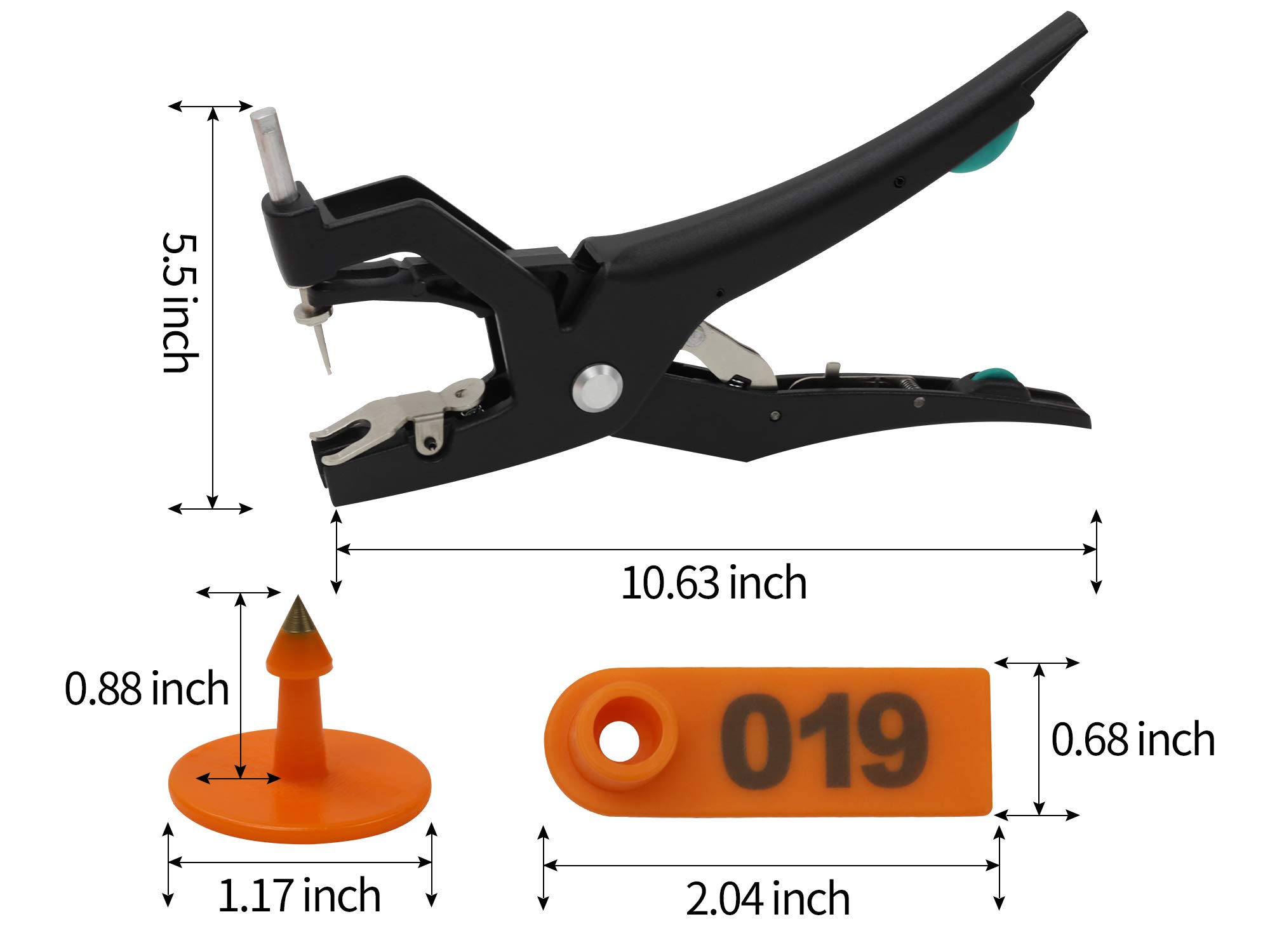 Buy MENTODO Ear Tagging Pliers, Vertical Automatic Rebound Ear Tag