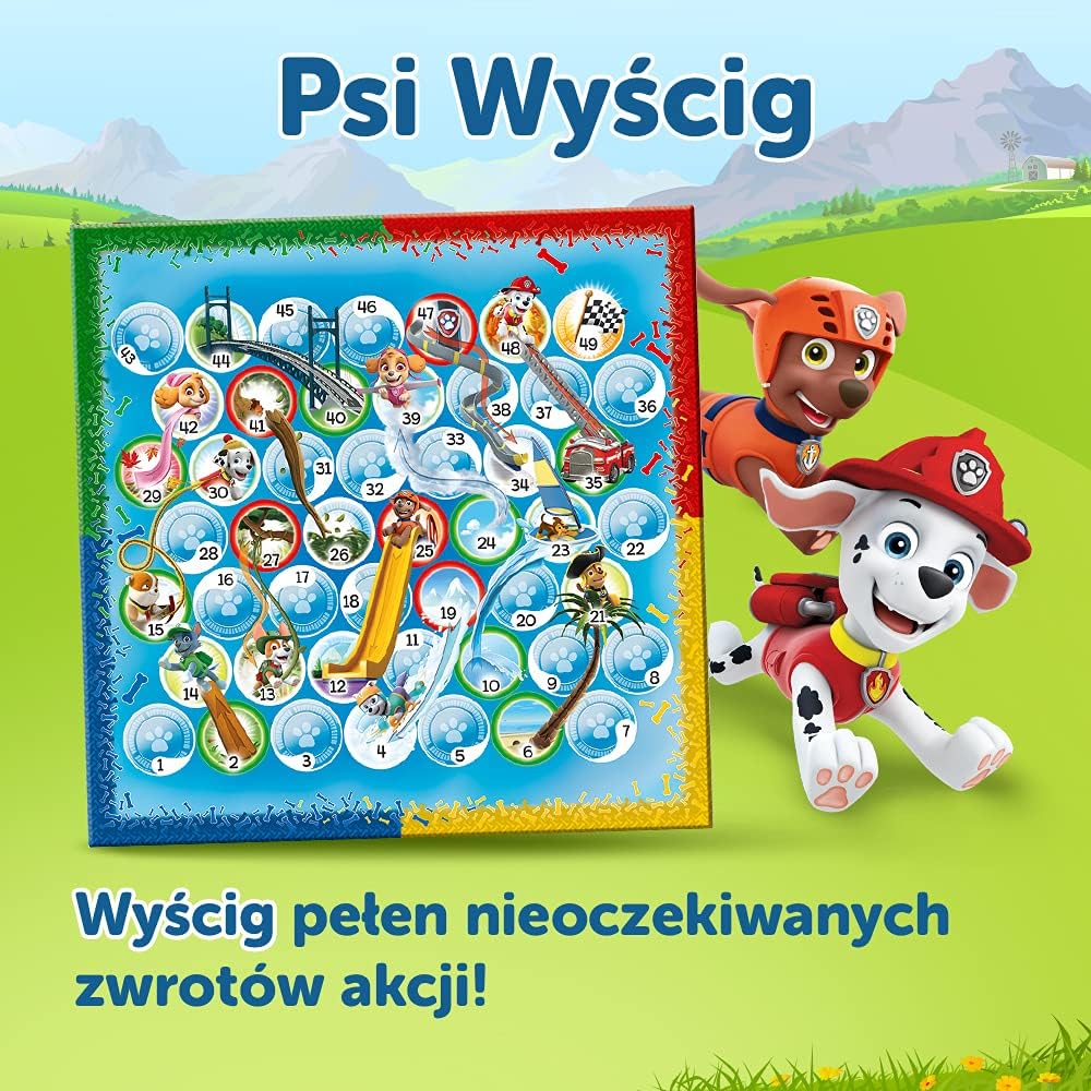 Trefl Paw Patrol Game Board, Multicolor, 2-in-1