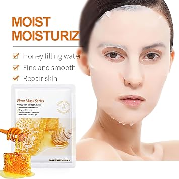 Face Masks Skincare, 6 Sheet Face Mask Set with Organic Fruit Extracts and Plant Based Formula, Hydrating, Soothing and Nourishing for Girls