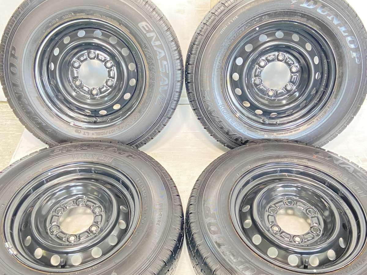 ハイエース用ホイールセット 新品ダンロップ 195/80R15 107/105 VAN01+