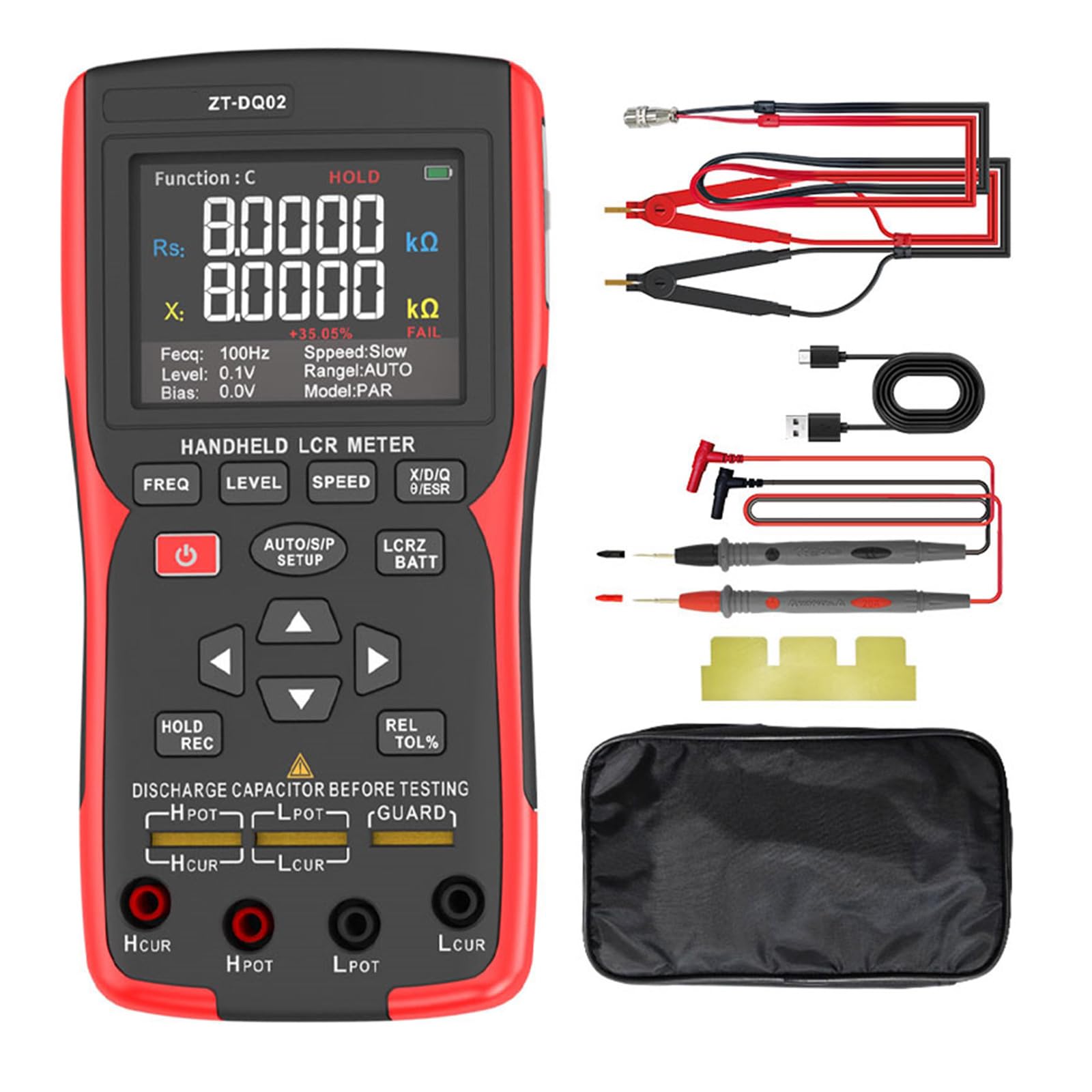 Accuracy Digital Meter for Battery Internal Resistance Testing in Lithium Cells High Precisions