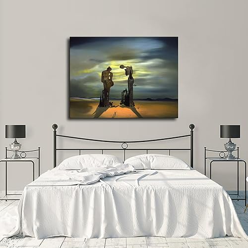 Miniatura 4 de Póster arqueológico de la remoniscencia del ángelus de mijo, Salvador Dalí, lienzo impreso en lienzo para pared, arte moderno para la habitación,