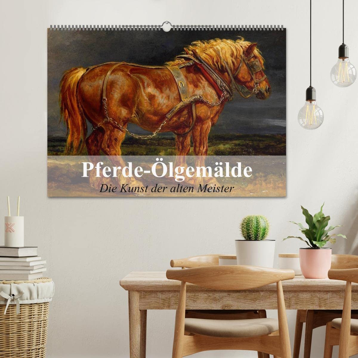 Pferde-Ölgemälde - Die Kunst der alten Meister (Wandkalender 2026 DIN A2 quer), CALVENDO Monatskalender: Beeindruckende Ölgemälde von großen Künstlern der Vergangenheit (CALVENDO Kunst)