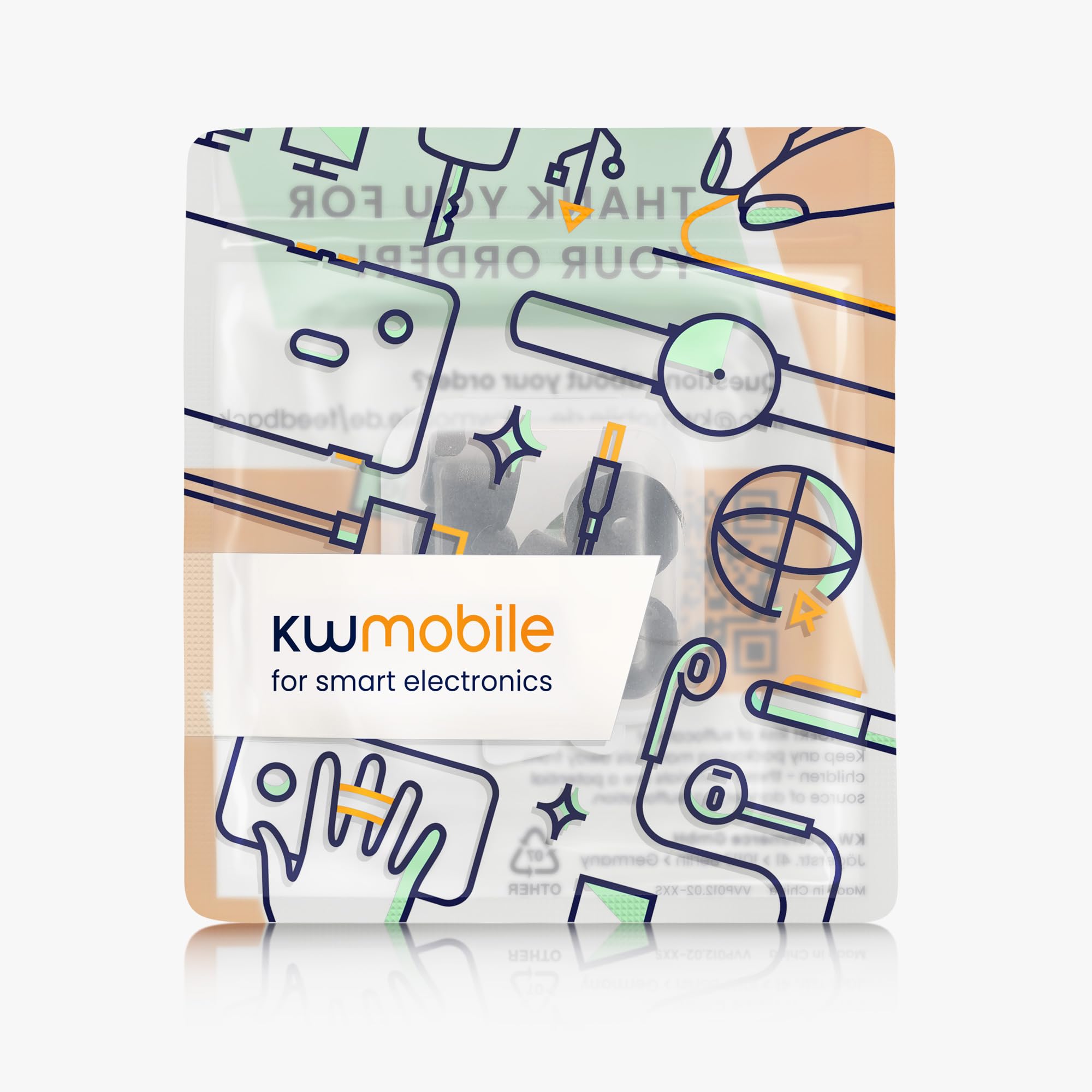 kwmobile Gommini Auricolari Memory Foam Set da 6 Compatibile con Shure AONIC 215 / SE215 / SE846 / SE535 / SE112 - Gommini Cuffie In Ear Schiuma - 3 Size nero