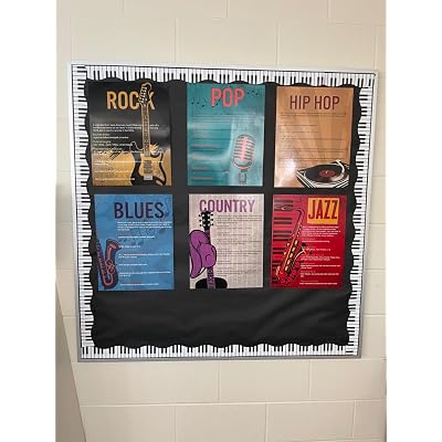 Music Genre Bulletin Board Set for Classroom Chile | Ubuy