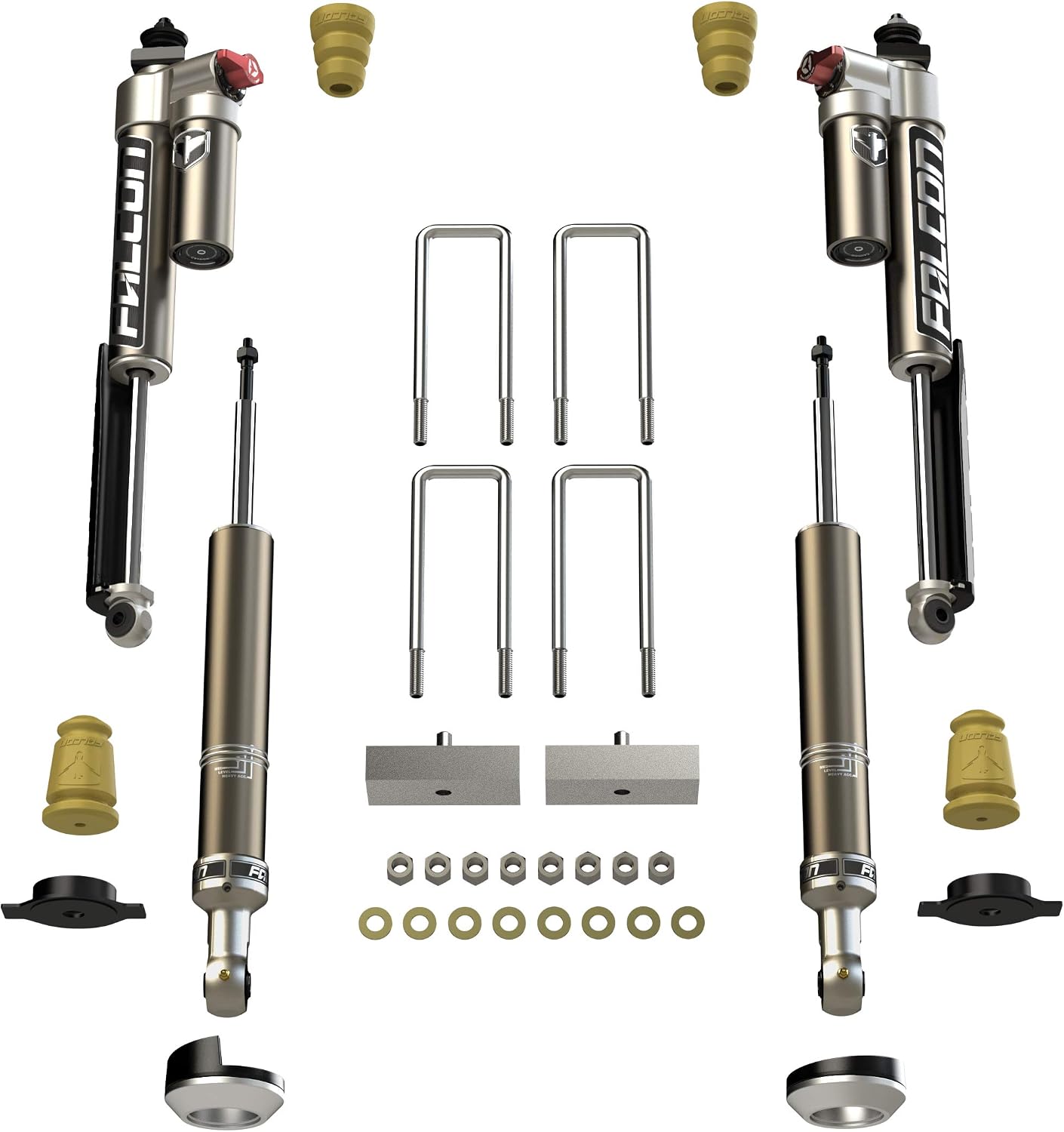 2005+ Toyota Tacoma: 2.25” Sport Tow/Haul Shock & Spacer Lift System