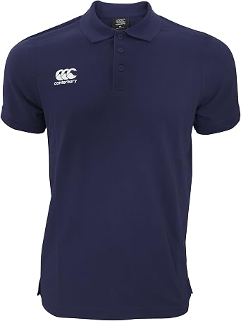 Canterbury Mens Waimak Short Sleeve Pique Polo Shirt XXL Navy