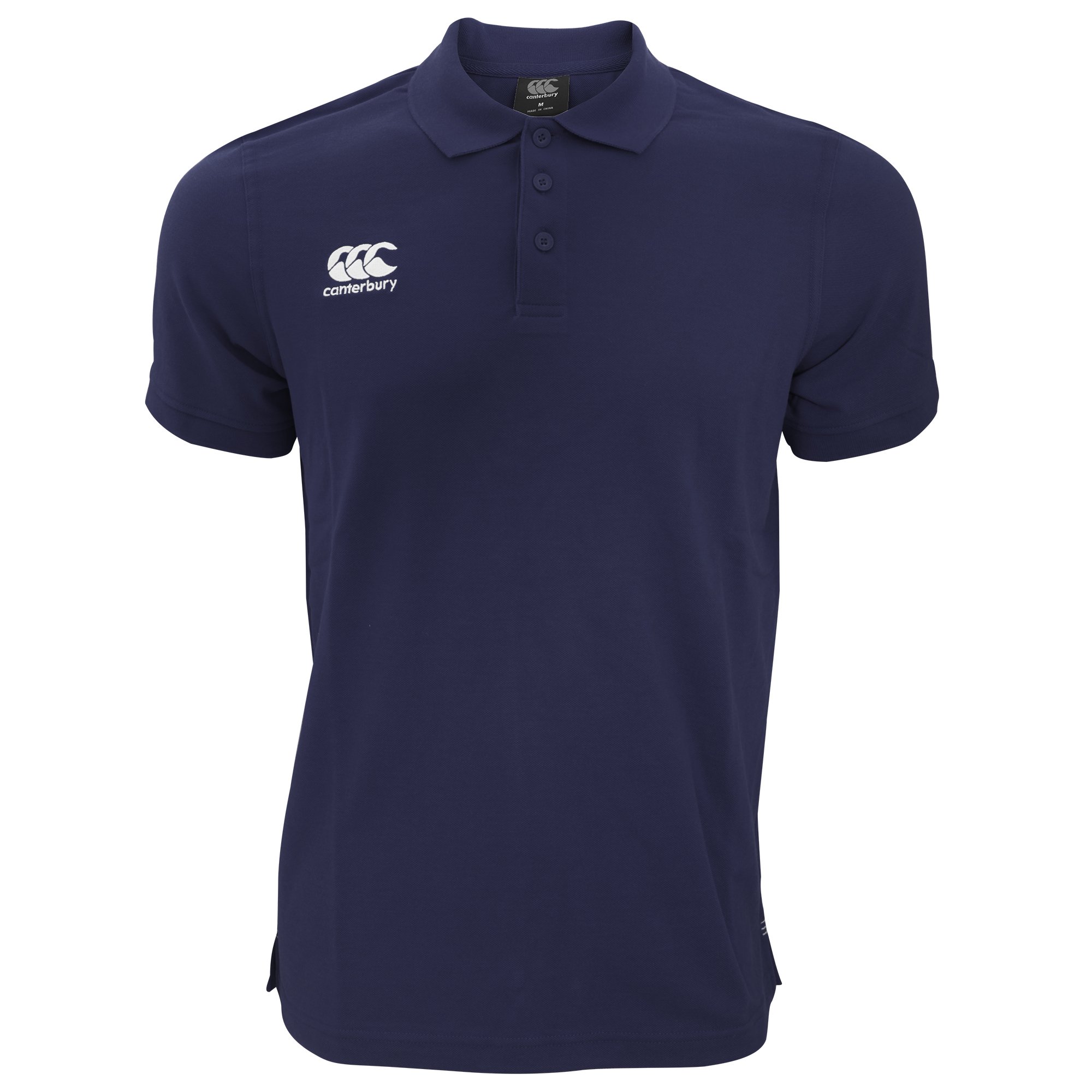 Canterbury Mens Waimak Short Sleeve Pique Polo Shirt (L) (Navy)