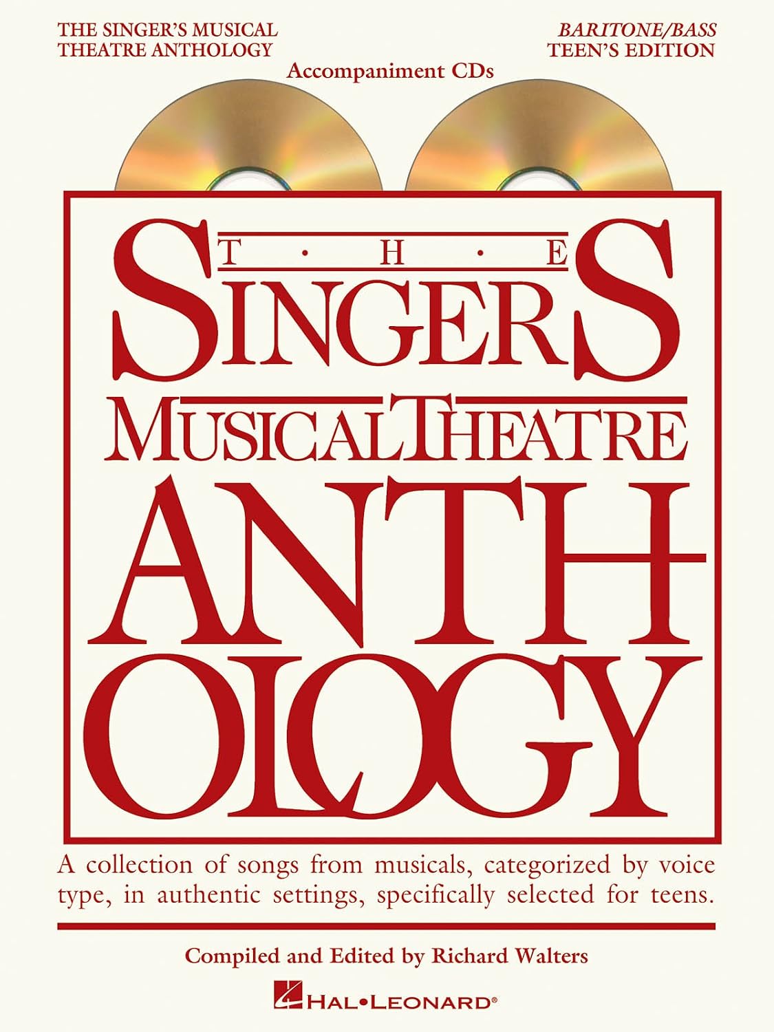 The Singer's Musical Theatre Anthology - Teen's Edition: Baritone/Bass Accompaniment CDs Only