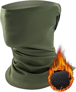 Road to Sky Braga Cuello Hombre Térmica Braga de Cuello Tubular Bandana Multifunción Calentador de Cuello Transpirable Unisex