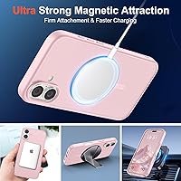 Vista 743 de SUPFINE - Funda magnética para iPhone 13 Pro Max (compatible con MagSafe), (protección contra caídas de grado militar de 10 pies), delgada, Negro