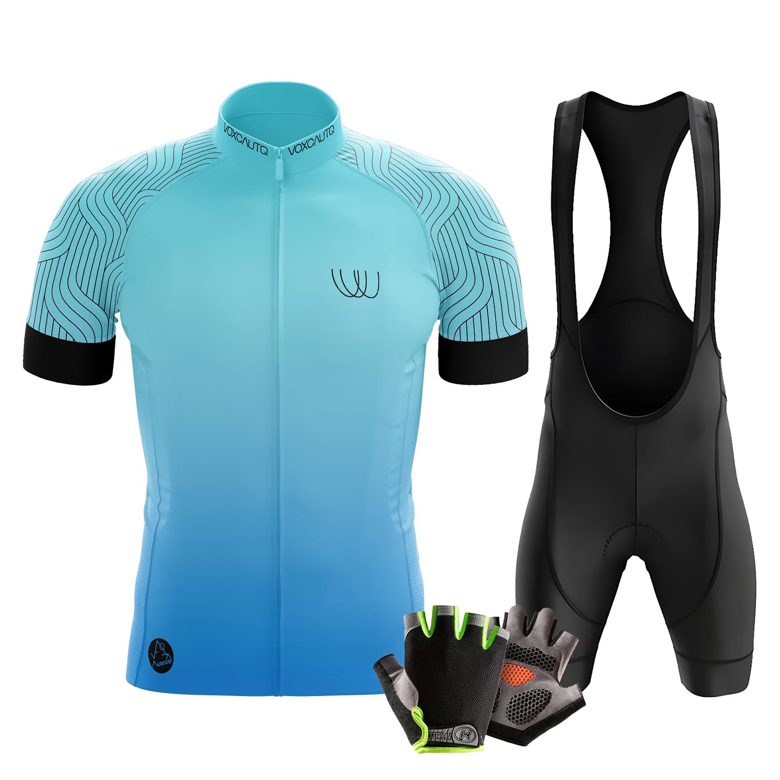 Set Maglia E Pantaloncini Corti ZEROBIKE Uomo – Abbigliamento Bici Ad Alte Prestazioni, Taglie M-2XL
