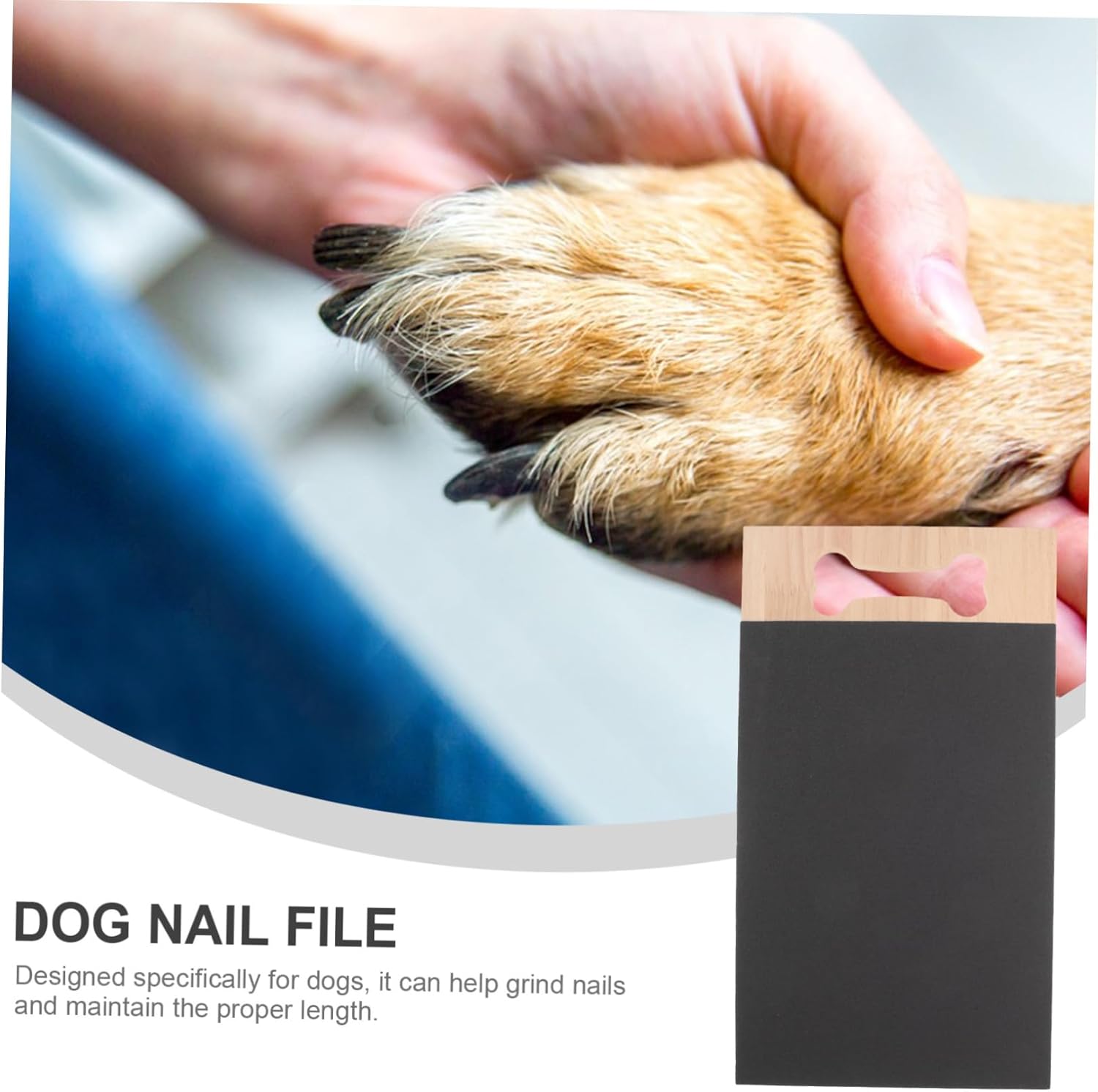 Wooden Dog Claw Scratcher Nail File for Pet Scratch Pad Nail Grinding Board Pet Care Tool