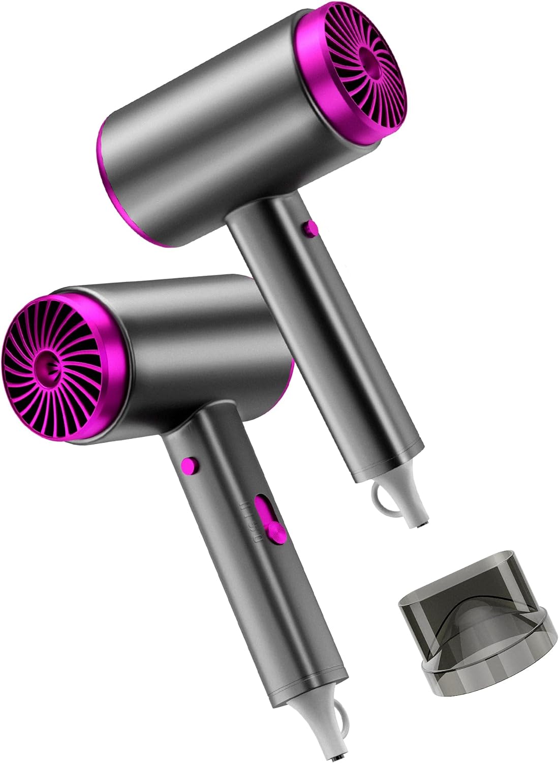 Hair Dryer with Diffuser, Powerful Fast Drying Low Noise Blow Dryer, Ideal for Home