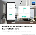 YoLink Smart Energy Plug 15A – 1/4 Mile LoRa Range, High-Power Devices with Cycle Schedule, Real-Time Energy Monitoring, Overload Protection, Alerts, Alexa, Google, IFTTT, HA, Hub Required YS6614